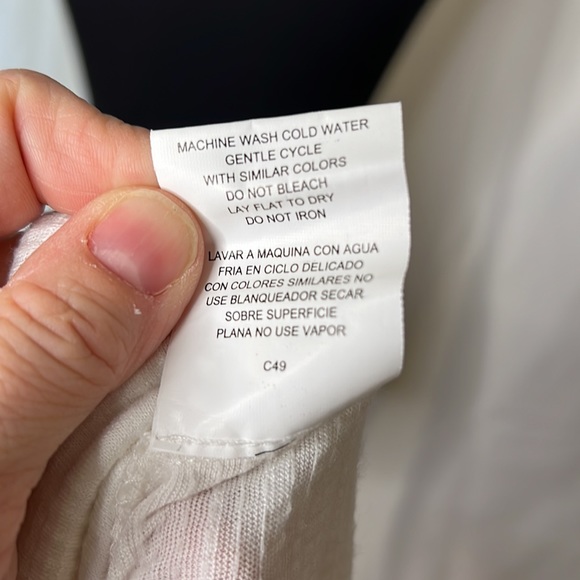 June & Hudson White Wrap Top size Small - Picture 5 of 5